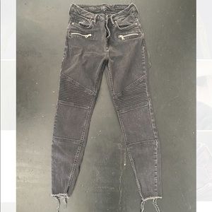 Allsaints black biker jeans